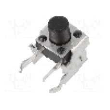 Microintrerupator, 7.5x7.1x7mm, OFF-(ON), SPST, PANASONIC - EVQPF306K