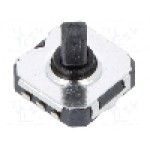 Microintrerupator 7.5x7.5mm, OFF-(ON), JIANFU - TMHU13NBR