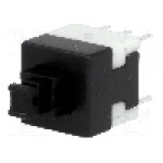 Microintrerupator, 8x8mm, ON-(ON), DPDT, CANAL ELECTRONIC - BS-800-N