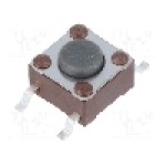 Microintrerupator, OFF-(ON), SPST-NO, TE Connectivity - 3-1437565-0