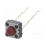 Microintrerupator, OFF-(ON), SPST, PANASONIC - EVQ21505R Microintrerupator, OFF-(ON), SPST, PANASONIC - EVQ21505R