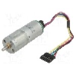 Motor DC, 12V DC, 1.1A, 14rot./min, POLOLU, 378:1 25DX58L MM LP 12V 48 CPR ENCODER Motor DC, 12V DC, 1.1A, 14rot./min, POLOLU, 378:1 25DX58L MM LP 12V 48 CPR ENCODER