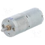 Motor DC, 12V DC, 1.1A, 23rot./min, POLOLU, 227:1 25DX56L MM LP 12V Motor DC, 12V DC, 1.1A, 23rot./min, POLOLU, 227:1 25DX56L MM LP 12V