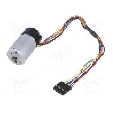 Motor DC, 12V DC, 1.1A, 5600rot./min, POLOLU, LP 12V MOTOR WITH 48 CPR ENCODER FOR 25D