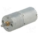 Motor DC, 12V DC, 1.1A, 71rot./min, POLOLU, 75:1 25DX54L MM LP 12V Motor DC, 12V DC, 1.1A, 71rot./min, POLOLU, 75:1 25DX54L MM LP 12V