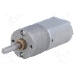 Motor DC, 12V DC, 1.6A, 180rot./min, POLOLU, 78:1 METAL GEARMOTOR 20DX43L MM 12V CB Motor DC, 12V DC, 1.6A, 180rot./min, POLOLU, 78:1 METAL GEARMOTOR 20DX43L MM 12V CB