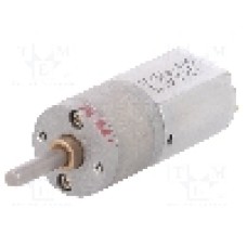 Motor DC, 12V DC, 1.6A, 72rot./min, POLOLU, 195:1 METAL GEARMOTOR 20DX44L MM 12V CBE