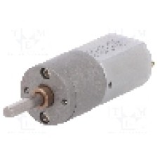Motor DC, 12V DC, 1.6A, 90rot./min, POLOLU, 156:1 METAL GEARMOTOR 20DX44L MM 12V CB