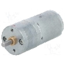Motor DC, 12V DC, 2.1A, 160rot./min, POLOLU, 47:1 25DX52L MM MP 12V
