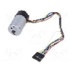 Motor DC, 12V DC, 2.1A, 7800rot./min, POLOLU, MP 12V MOTOR WITH 48 CPR ENCODER FOR 25D Motor DC, 12V DC, 2.1A, 7800rot./min, POLOLU, MP 12V MOTOR WITH 48 CPR ENCODER FOR 25D