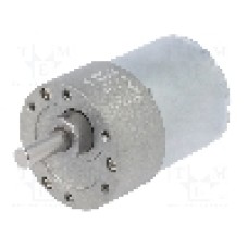 Motor DC, 12V DC, 5.5A, 1000rot./min, POLOLU, 10:1 METAL GEARMOTOR 37DX50LMM 12V