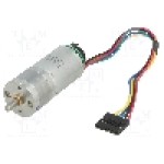Motor DC, 12V DC, 5.6A, 290rot./min, POLOLU, 34:1 25DX52L MM HP 12V 48 CPR ENCODER Motor DC, 12V DC, 5.6A, 290rot./min, POLOLU, 34:1 25DX52L MM HP 12V 48 CPR ENCODER