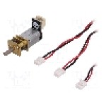 Motor DC, 1...6V DC, 100mA, 443rot./min, DFROBOT, FIT0467 Motor DC, 1...6V DC, 100mA, 443rot./min, DFROBOT, FIT0467