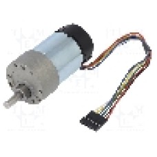 Motor DC, 24V DC, 3A, 1000rot./min, POLOLU, 10:1 METAL GEARMOTOR 37DX65L 24V 64 CPR Motor DC, 24V DC, 3A, 1000rot./min, POLOLU, 10:1 METAL GEARMOTOR 37DX65L 24V 64 CPR