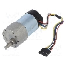 Motor DC, 24V DC, 3A, 140rot./min, POLOLU, 70:1 METAL GEARMOTOR 37DX70L 24V 64 CPR