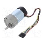 Motor DC, 24V DC, 3A, 1600rot./min, POLOLU, 6.3:1 METAL GEARMOTOR 37DX65L 24V 64 CPR