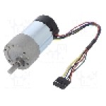Motor DC, 24V DC, 3A, 530rot./min, POLOLU, 19:1 METAL GEARMOTOR 37DX68L 24V 64 CPR Motor DC, 24V DC, 3A, 530rot./min, POLOLU, 19:1 METAL GEARMOTOR 37DX68L 24V 64 CPR
