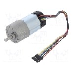 Motor DC, 24V DC, 3A, 68rot./min, POLOLU, 150:1 METAL GEARMOTOR 37DX73L 24V 64 CPR Motor DC, 24V DC, 3A, 68rot./min, POLOLU, 150:1 METAL GEARMOTOR 37DX73L 24V 64 CPR