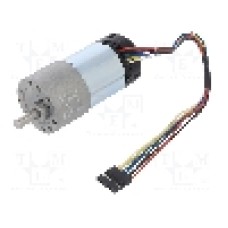 Motor DC, 24V DC, 3A, 68rot./min, POLOLU, 150:1 METAL GEARMOTOR 37DX73L 24V 64 CPR