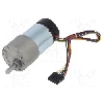 Motor DC, 24V DC, 3A, 79rot./min, POLOLU, 131:1 METAL GEARMOTOR 37DX73L 24V 64 CPR Motor DC, 24V DC, 3A, 79rot./min, POLOLU, 131:1 METAL GEARMOTOR 37DX73L 24V 64 CPR