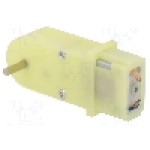 Motor DC, 4.5V DC, 800mA, 80rot./min, POLOLU, 180:1 MINI PLASTIC GEARMOTOR 90° Motor DC, 4.5V DC, 800mA, 80rot./min, POLOLU, 180:1 MINI PLASTIC GEARMOTOR 90°