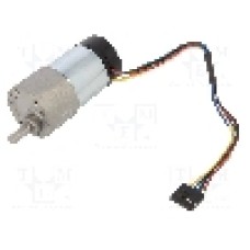 Motor DC, 6...12V DC, 5.5A, 100rot./min, POLOLU, 100:1 METAL GEARMOTOR 37DX73L 64 CPR