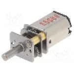 Motor DC, 6V DC, 1.6A, 84rot./min, POLOLU, 380:1 MICRO METAL GEARMOTOR HP 6V EXTEND