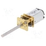 Motor DC, 6V DC, 185mA, 98rot./min, DFROBOT, FIT0578 Motor DC, 6V DC, 185mA, 98rot./min, DFROBOT, FIT0578