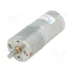 Motor DC, 6V DC, 2.4A, 11rot./min, POLOLU, 499:1 METAL GEARMOTOR 25DX58L MM LP 6V Motor DC, 6V DC, 2.4A, 11rot./min, POLOLU, 499:1 METAL GEARMOTOR 25DX58L MM LP 6V