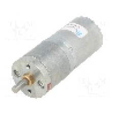 Motor DC, 6V DC, 2.4A, 11rot./min, POLOLU, 499:1 METAL GEARMOTOR 25DX58L MM LP 6V Motor DC, 6V DC, 2.4A, 11rot./min, POLOLU, 499:1 METAL GEARMOTOR 25DX58L MM LP 6V