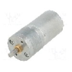 Motor DC, 6V DC, 2.4A, 120rot./min, POLOLU, 47:1 METAL GEARMOTOR 25DX52L MM LP 6V Motor DC, 6V DC, 2.4A, 120rot./min, POLOLU, 47:1 METAL GEARMOTOR 25DX52L MM LP 6V