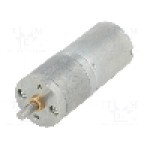 Motor DC, 6V DC, 2.4A, 15rot./min, POLOLU, 378:1 METAL GEARMOTOR 25DX58L MM LP 6V Motor DC, 6V DC, 2.4A, 15rot./min, POLOLU, 378:1 METAL GEARMOTOR 25DX58L MM LP 6V
