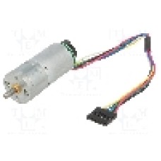 Motor DC, 6V DC, 2.4A, 15rot./min, POLOLU, 378:1 METAL GEARMOTOR 25DX58L MM LP 6V Motor DC, 6V DC, 2.4A, 15rot./min, POLOLU, 378:1 METAL GEARMOTOR 25DX58L MM LP 6V