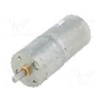 Motor DC, 6V DC, 2.4A, 34rot./min, POLOLU, 172:1 METAL GEARMOTOR 25DX56L MM LP 6V Motor DC, 6V DC, 2.4A, 34rot./min, POLOLU, 172:1 METAL GEARMOTOR 25DX56L MM LP 6V