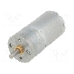 Motor DC, 6V DC, 2.4A, 590rot./min, POLOLU, 9.7:1 METAL GEARMOTOR 25DX48L MM LP 6V Motor DC, 6V DC, 2.4A, 590rot./min, POLOLU, 9.7:1 METAL GEARMOTOR 25DX48L MM LP 6V