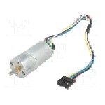 Motor DC, 6V DC, 2.4A, 590rot./min, POLOLU, 9.7:1 METAL GEARMOTOR 25DX48L MM LP 6V Motor DC, 6V DC, 2.4A, 590rot./min, POLOLU, 9.7:1 METAL GEARMOTOR 25DX48L MM LP 6V