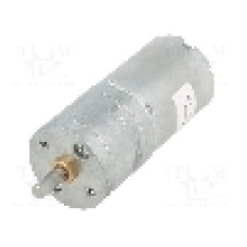 Motor DC, 6V DC, 2.4A, 78rot./min, POLOLU, 75:1 METAL GEARMOTOR 25DX54L MM LP 6V