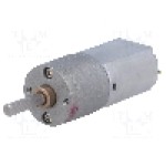 Motor DC, 6V DC, 2.9A, 120rot./min, POLOLU, 125:1 METAL GEARMOTOR 20DX44L MM 6V CBE Motor DC, 6V DC, 2.9A, 120rot./min, POLOLU, 125:1 METAL GEARMOTOR 20DX44L MM 6V CBE