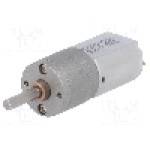 Motor DC, 6V DC, 2.9A, 150rot./min, POLOLU, 100:1 METAL GEARMOTOR 20DX44L MM 6V CB Motor DC, 6V DC, 2.9A, 150rot./min, POLOLU, 100:1 METAL GEARMOTOR 20DX44L MM 6V CB