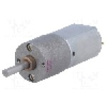 Motor DC, 6V DC, 2.9A, 150rot./min, POLOLU, 100:1 METAL GEARMOTOR 20DX44L MM 6V CBE Motor DC, 6V DC, 2.9A, 150rot./min, POLOLU, 100:1 METAL GEARMOTOR 20DX44L MM 6V CBE