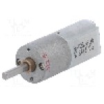 Motor DC, 6V DC, 2.9A, 46rot./min, POLOLU, 313:1 METAL GEARMOTOR 20DX46L MM 6V CB Motor DC, 6V DC, 2.9A, 46rot./min, POLOLU, 313:1 METAL GEARMOTOR 20DX46L MM 6V CB