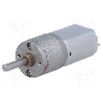 Motor DC, 6V DC, 2.9A, 93rot./min, POLOLU, 156:1 METAL GEARMOTOR 20DX44L MM 6V CB Motor DC, 6V DC, 2.9A, 93rot./min, POLOLU, 156:1 METAL GEARMOTOR 20DX44L MM 6V CB