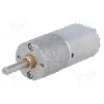 Motor DC, 6V DC, 3.2A, 110rot./min, POLOLU, 125:1 METAL GEARMOTOR 20DX44L MM 6V Motor DC, 6V DC, 3.2A, 110rot./min, POLOLU, 125:1 METAL GEARMOTOR 20DX44L MM 6V