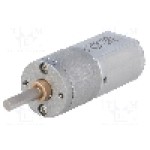 Motor DC, 6V DC, 3.2A, 110rot./min, POLOLU, 125:1 METAL GEARMOTOR 20DX44L MM 6V DUAL Motor DC, 6V DC, 3.2A, 110rot./min, POLOLU, 125:1 METAL GEARMOTOR 20DX44L MM 6V DUAL