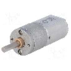 Motor DC, 6V DC, 3.2A, 110rot./min, POLOLU, 125:1 METAL GEARMOTOR 20DX44L MM 6V DUAL