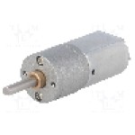 Motor DC, 6V DC, 3.2A, 140rot./min, POLOLU, 100:1 METAL GEARMOTOR 20DX44L MM 6V Motor DC, 6V DC, 3.2A, 140rot./min, POLOLU, 100:1 METAL GEARMOTOR 20DX44L MM 6V