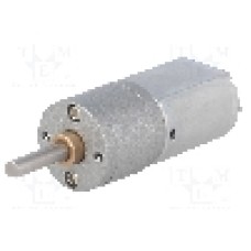 Motor DC, 6V DC, 3.2A, 140rot./min, POLOLU, 100:1 METAL GEARMOTOR 20DX44L MM 6V