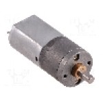 Motor DC, 6V DC, 3.2A, 180rot./min, POLOLU, 73:1 METAL GEARMOTOR 20DX42L MM Motor DC, 6V DC, 3.2A, 180rot./min, POLOLU, 73:1 METAL GEARMOTOR 20DX42L MM