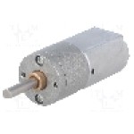 Motor DC, 6V DC, 3.2A, 180rot./min, POLOLU, 78:1 METAL GEARMOTOR 20DX43L MM 6V