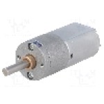 Motor DC, 6V DC, 3.2A, 225rot./min, POLOLU, 63:1 METAL GEARMOTOR 20DX43L MM 6V Motor DC, 6V DC, 3.2A, 225rot./min, POLOLU, 63:1 METAL GEARMOTOR 20DX43L MM 6V